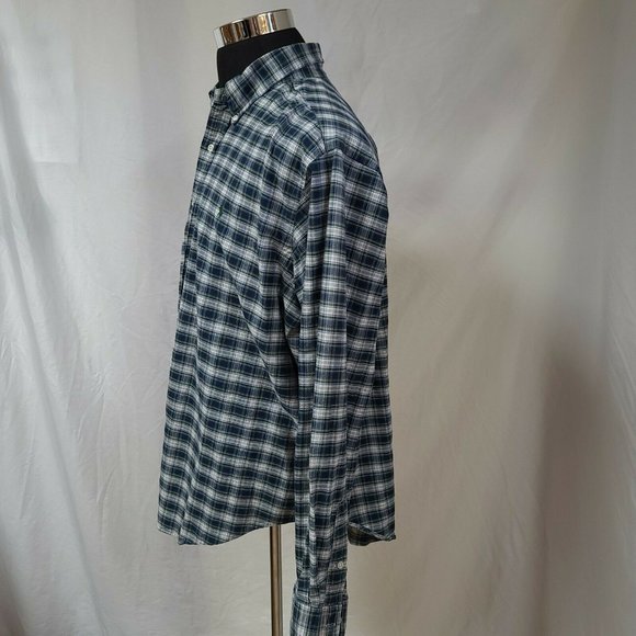 RALPH LAUREN Classic Fit XXL Blue Green Shirt - Picture 6 of 11